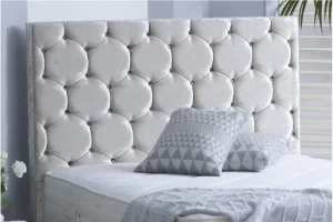 Honeycomb Upholstered Bed Frame