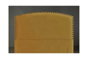 Poire Art Deco Upholstered Floor Standing Headboard